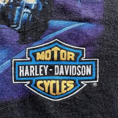 Vintage Harley Davidson Wolf Tank Top Mens XL Black Legends Sleeveless 90s Biker