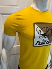 International Male Summer Men’s Yellow Fearless Bear Crew-neck T-shirt size L