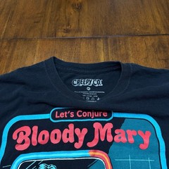Creepy Co Bloody Mary T-Shirt Men’s XL Black Horror Graphic Tee