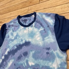 HOLLISTER California Tie Dye T Shirt Men M Light Purple Blue Hippie Retro Boho M