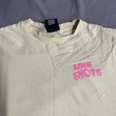 Vintage 90s Line Shots Volleyball Yellow T Shirt Size Medium Made In USA Cotton