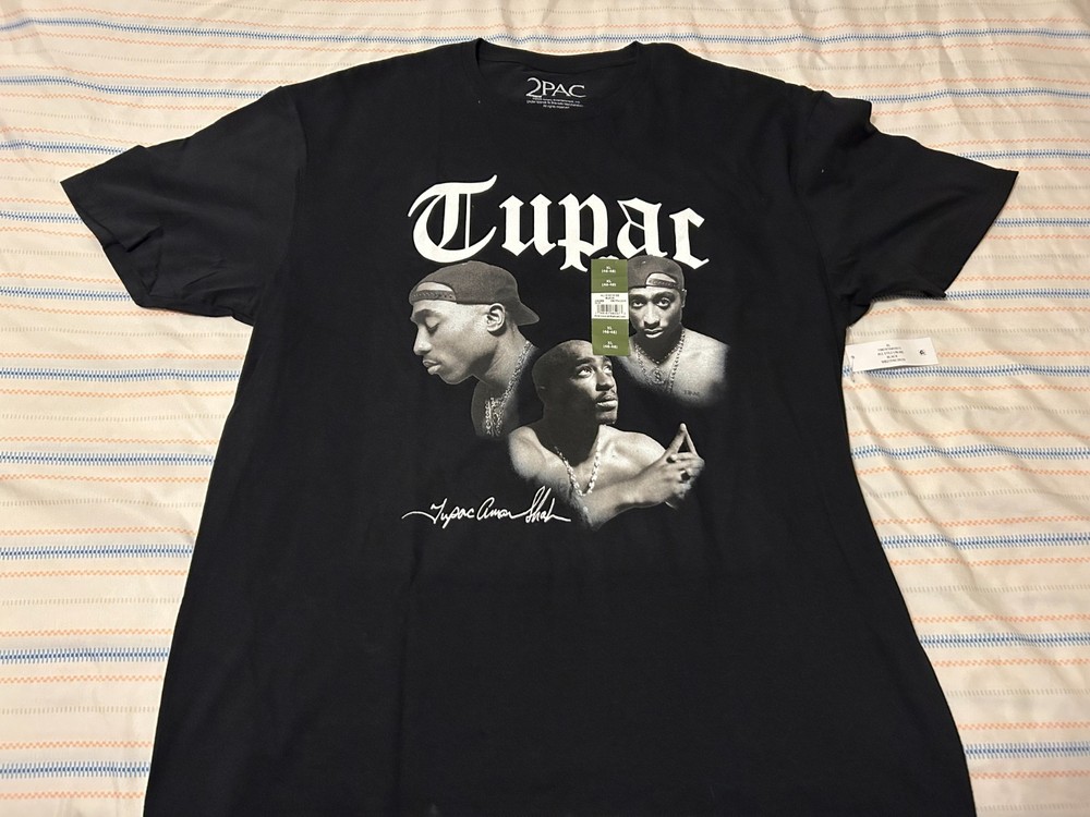 2025 2pac Tupac Shakur “3 photos” T-Shirt – Men’s XL – Hip-Hop/Rap NEW