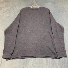 Lee Thermal Shirt Mens XL Charcoal Gray Thermal Waffle Knit Regular Fit Winter