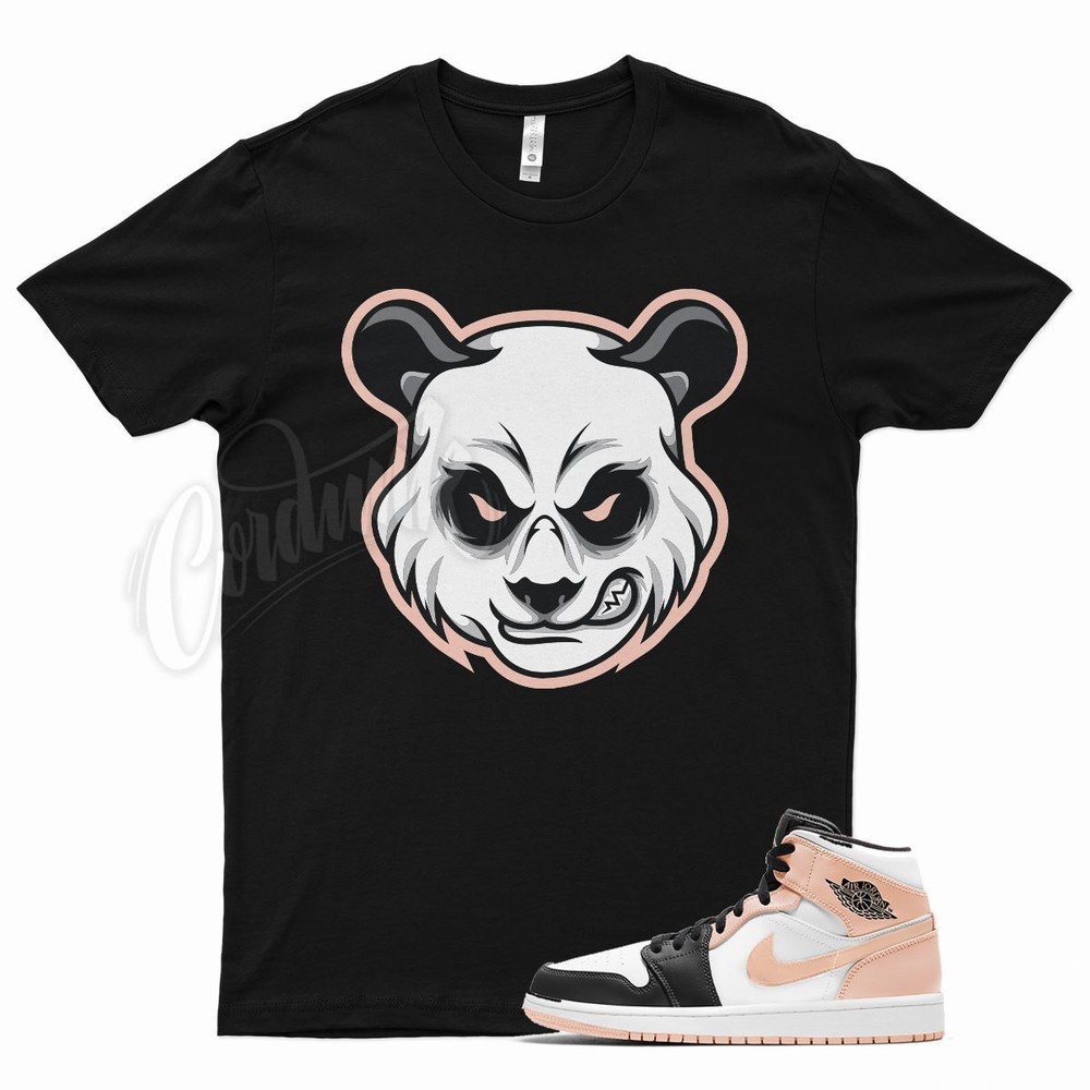 Black PANDA Shirt for Air J1 1 Crimson Tint Pink Arctic Orange Dunk High