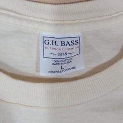 Vintage G.H. Bass and Co Down East Lure Co T Shirt Size Large Single Stitch