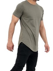 2x Men’s Plain Short Sleeve T-Shirt Men Top Slim Fit Round Hem Casual Tops Crew
