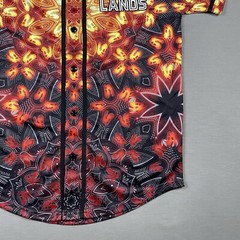 Lost Lands Electronic Music Festival Baseball Jersey Dino Print Men’s Small NEW