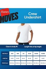Hanes Men’s X-Temp Mesh Back T-Shirt 3-Pack | Moisture-Wicking, BreathableWhite