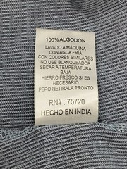 BKE Buckle Long Sleeve Casual T Shirt/ Men’s L Heather Blue 100% Cotton B1158