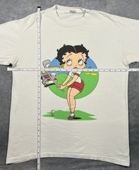 Vintage 1993 Betty Boop Golf White T-Shirt Size L