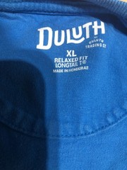 Duluth Trading Relaxed Fit Longtail T Short Sleeve Blue T Shirt Men’s XL