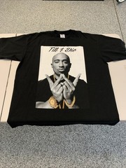 Shaka Wear Super Max Heavy Tupac Shakur Till I Die Rap Tee Mens 3XL