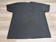 Vintage Y2K Trigger Happy Graphic Tee Black XL Biker Tattoo Art Heraldic Cross