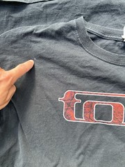 Vintage 2007 TOOL T Shirt 10,000 Days Tour Los Angeles Red Eyes Black 3XL