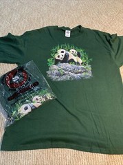 Pandas Long Sleeve Men’s Women’s Delta Magnum 100% Pre Shrunk Cotton T Shirts XL