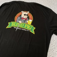 Russian River Brewing Co Blind Pig T-shirt Men’s Medium Black Cotton / Beer / M