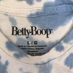 Betty Boop Tie Dye Unisex T Shirt Size Large Boop-oop-a-doop