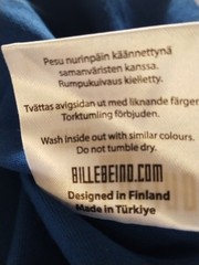Leijonat X Billebeino Finland Hockey T-shirt Blue 2XL (Fits Like US XL)