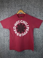 Red Hot Chili Peppers Unisex Bay Island Sportswear T-Shirt Size XL Red