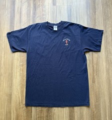 Vintage Navy Seal Team One T Shirt Mens Navy Blue Sz L Embroidered Military