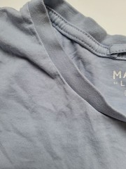 Marine Layer crew neck t-shirt distinctive multi-colored horizontal stripe Sz L