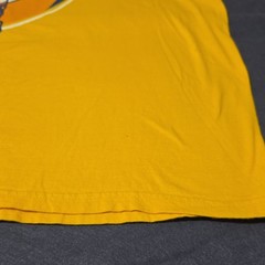 B&C Collection Men’s Yellow Graphic Logo Short Sleeve Crew Neck T-Shirt XL