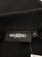 Wastedparis Reverse Kingdom Sweater (Thick Knit Sweater) Size L, Acrylic, Black