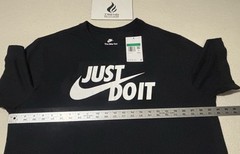 Nike Sportwear Just Do It Swoosh Graphic T-Shirt Black White Men’s XL AR5006-011