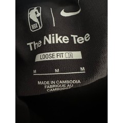 Nike NBA Champions New York Knicks 2026 Crystal Rhinestone T Loose Fit Black M