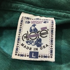 Sturgis 00s Acid Wash Single Stitch T-Shirt L Green Biker Crewneck Eagle Cycle
