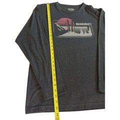 Marmot Men’s Basic Long Sleeve T Shirt Large Blended Fabric Black