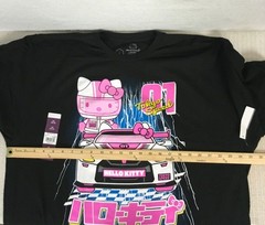 Sanrio T shirt Unisex Size 2XL Black w Pink Hello Kitty Tokyo Special 01 New