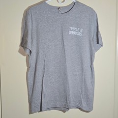 Triple B Outdoors Bella + Canvas Size Large Gray Men’s t-shirt USA Flag