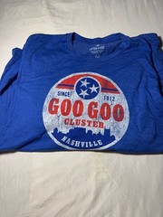 Sportiqe Goo Goo Cluster Nashville Skyline T-Shirt Blue XL