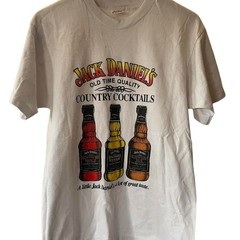 Vintage 90s Jack Daniel’s Country Cocktails Single Stitch Shirt Adult Large