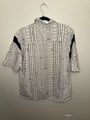 Vintage Mecca USA Shirt Mens Medium Allover Print AOP Streetwear 90s Hip Hop