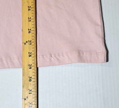 True Religion Metallic Logo Taping TEE Dull Pink XL XLarge Sretch Cotton NWT