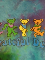 Grateful Dead Tie Dye Bears T-Shirt Used As-Is