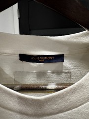 Louis Vuitton Embossed LV Logo T-Shirt White XXL