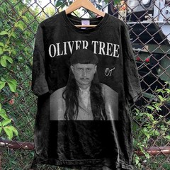 RIP Oliver Tree retro classic unisex black short sleeve t-shirt QT8799