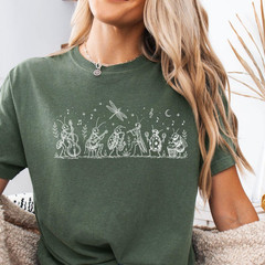 NK Divide Indie Folk T-Shirt, Vintage Insect Music Graphic Tee