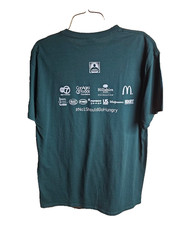 Chicago Hunger Walk T-Shirt XL Green 29th Annual Charity Event Food Depository