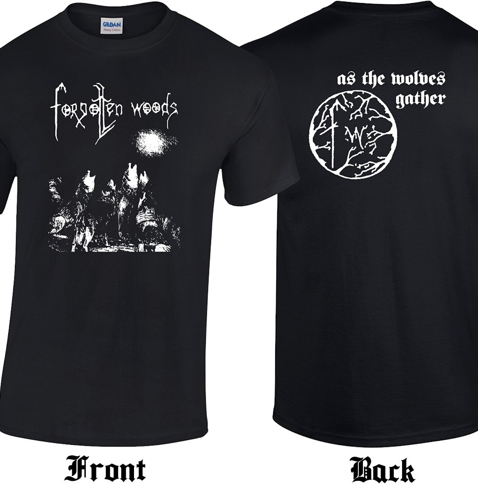 FORGOTTEN WOODS As Wolves GatherT-shirt ulver godless north joyless wigrid hag