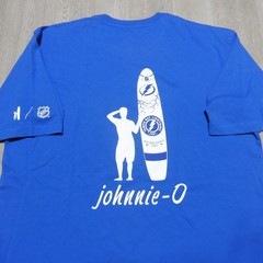 Johnnie-O Men’s XL Tampa Bay Lighting NHL Crew Neck T-Shirt Royal Blue SS