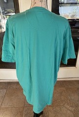 Greg Norman Pocket T Shirt Men’s XL Teal Green Fish Logo Casual Workwear Golf