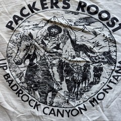 Vintage 80s Packers Roost Long Sleeve Shirt Size M Thrashed Distressed Grunge