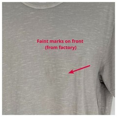 Buck Mason NEW Lightweight Cotton Tee T-Shirt Mens S Gray Straight Hem Stretch