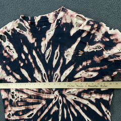 Dickies T-Shirt Mens Large Tie-Dye Distressed Destroyed Ripper Grunge Art