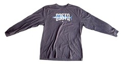 Costa Del Mar T-Shirt Top Men’s Size Large L Long Sleeve Logo 100% Cotton Gray