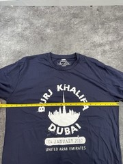 BURJ KHALIFA DUBAI T-Shirt Men’s XXL Blue Cotton Casual Traveler Tourist